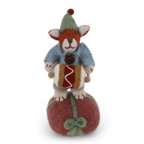 Fuchs mit Trommel