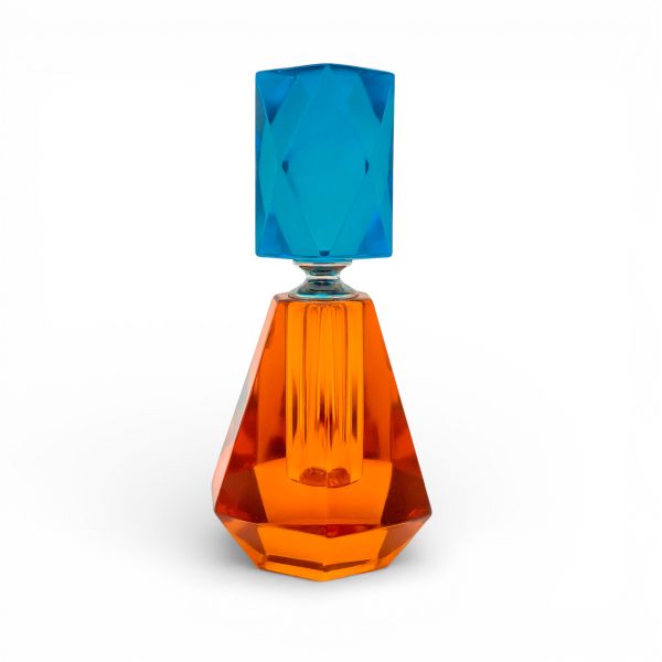Flakon KRISTALL blau-orange