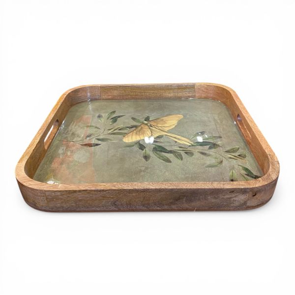 Tablett SCHMETTERLING 41x41cm