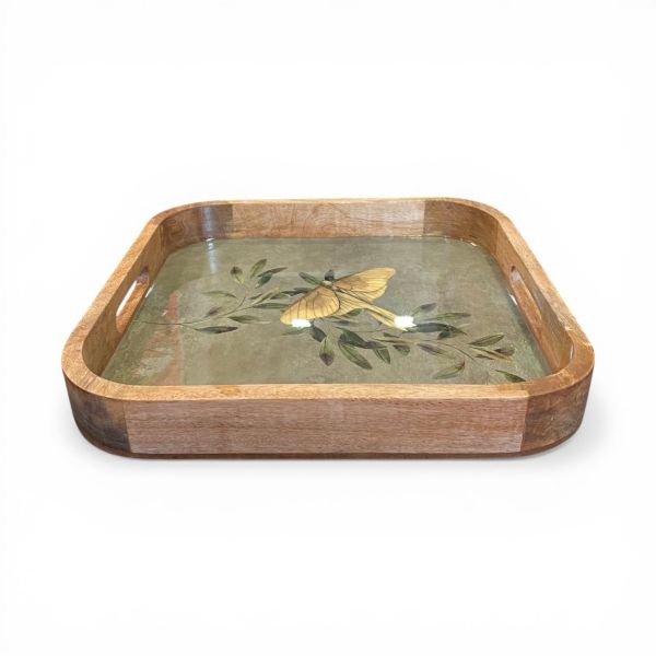 Tablett SCHMETTERLING 35x35cm