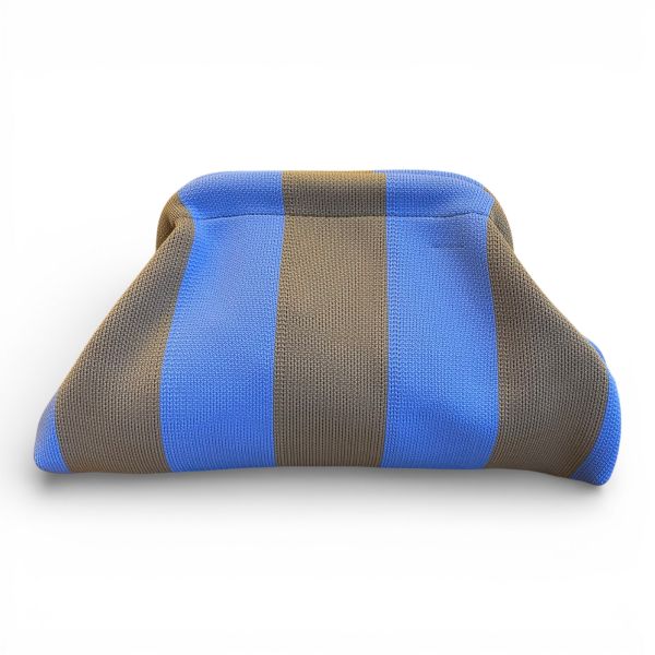 Kulturbeutel BIG STRIPES blau-creme