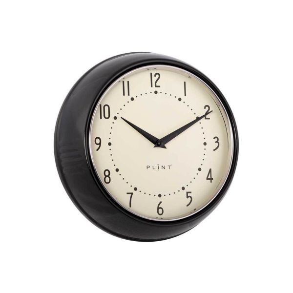 Wanduhr RETRO schwarz