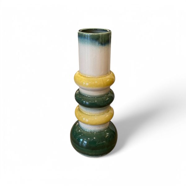 Vase RETRO 20x49cm, grün