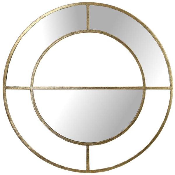 Spiegel DIVIDED gold 78cm