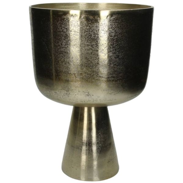 Pflanzgefäß Alu-gold