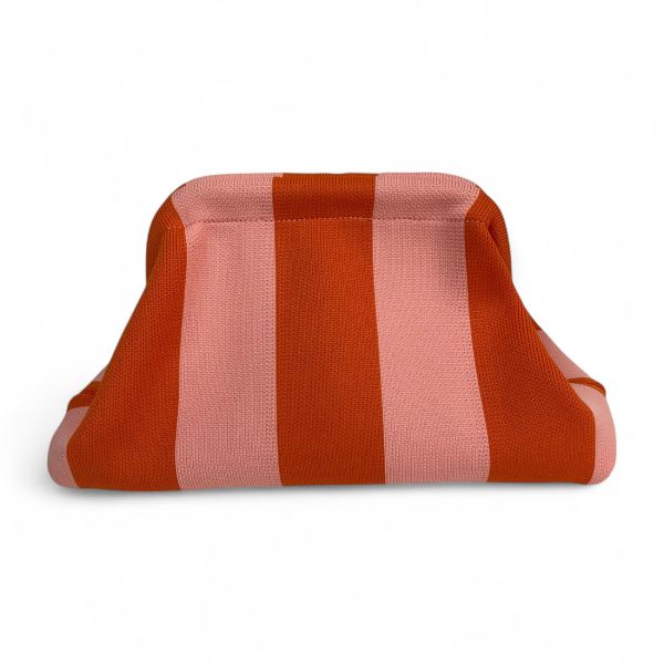 Kulturbeutel BIG STRIPES rosa-orange