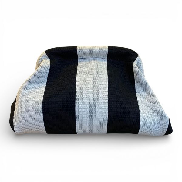 Kulturbeutel BIG STRIPES schwarz-creme