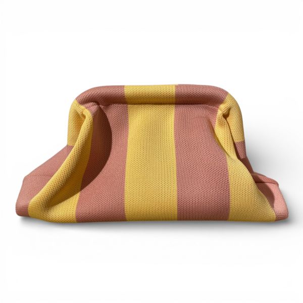 Kulturbeutel BIG STRIPES nude-gelb