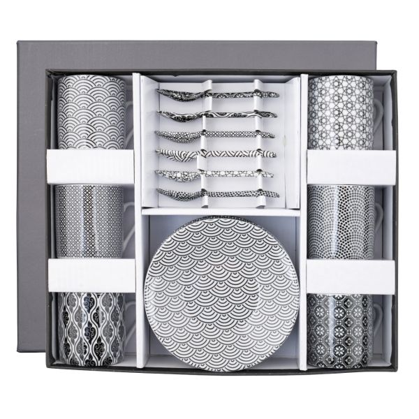 Espressoset NIPPON BLACK, 18-teilig