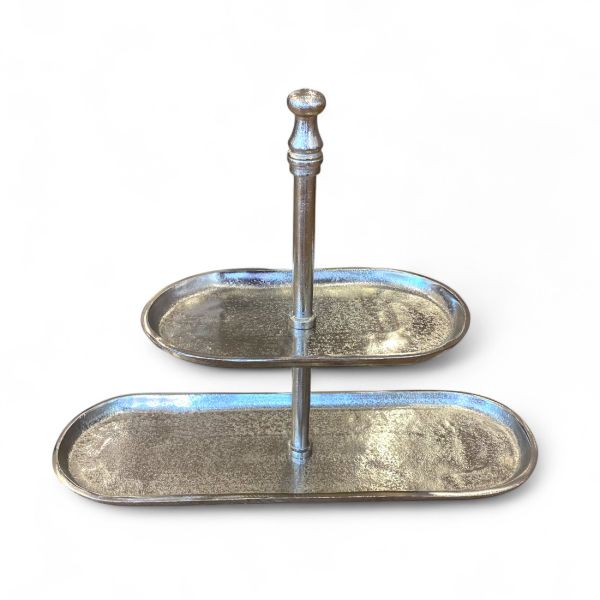 Etagere OVAL Aluminiumguss