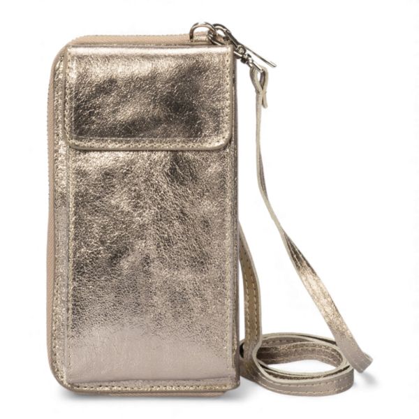 Handybörse gold metallic