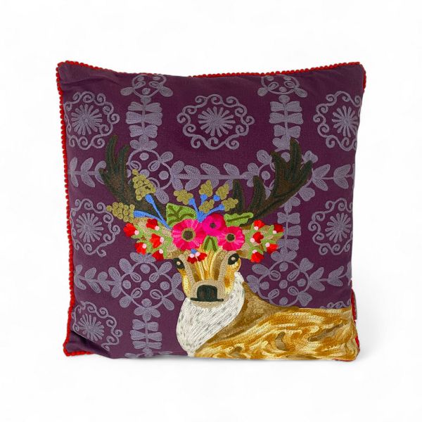 HIRSCH 45x45cm lila