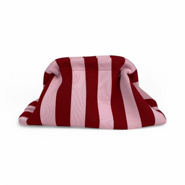 Kulturbeutel STRIPES nude-rot