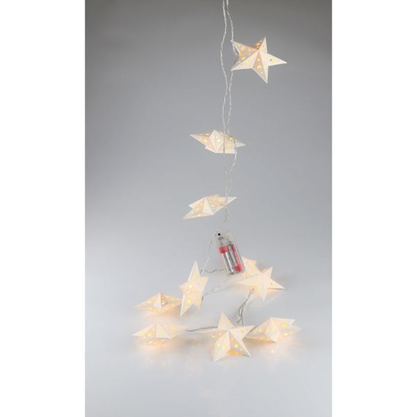 LED Girlande Sterne