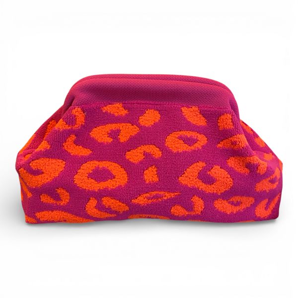 Kulturbeutel LEO frottee pink-orange