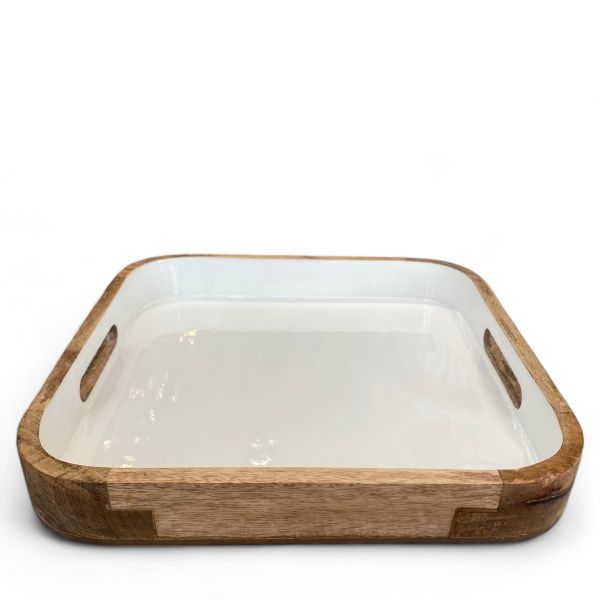 Tablett WHITE 41x41cm