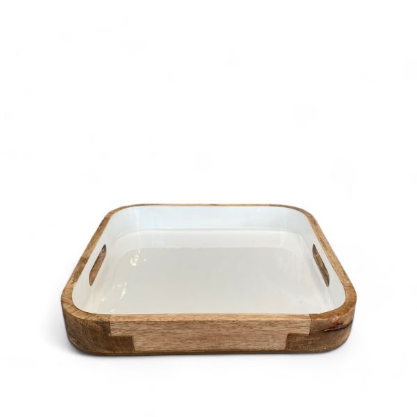 Tablett WHITE 35x35cm