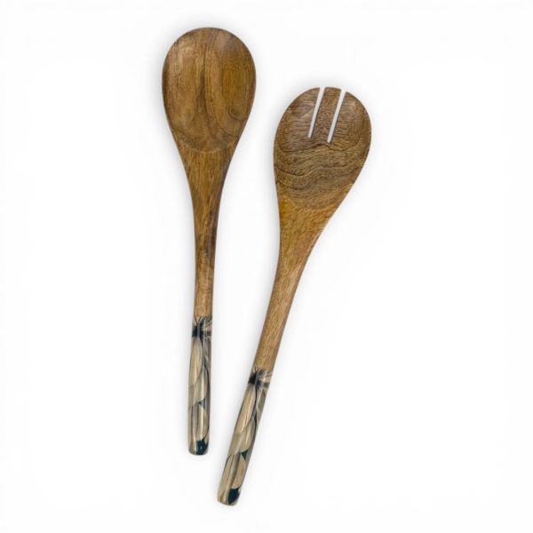 Salatbesteck IKAT schwarz