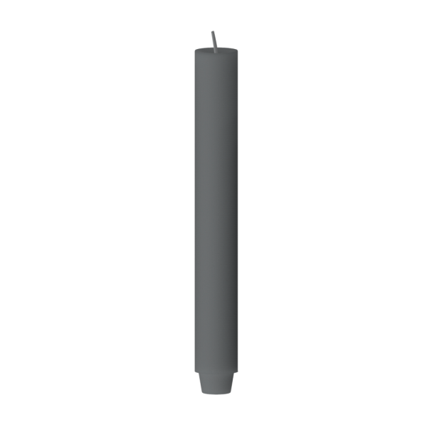 Stabkerze 3x24cm schiefer