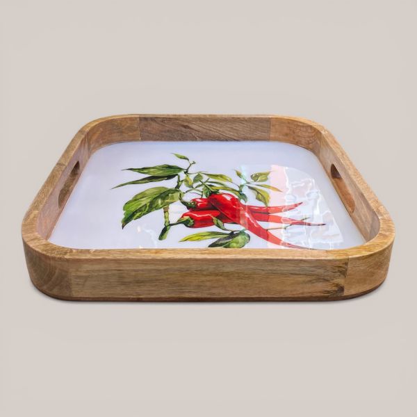 Tablett CHILI 35x35cm