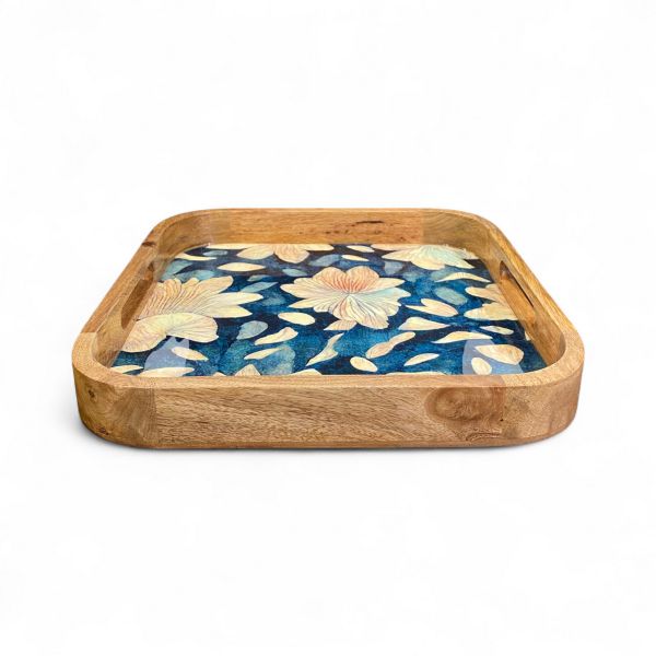 Tablett FLORES 35x35cm