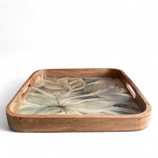 Tablett IKAT 41x41cm