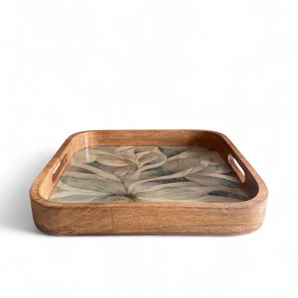 Tablett IKAT 35x35cm