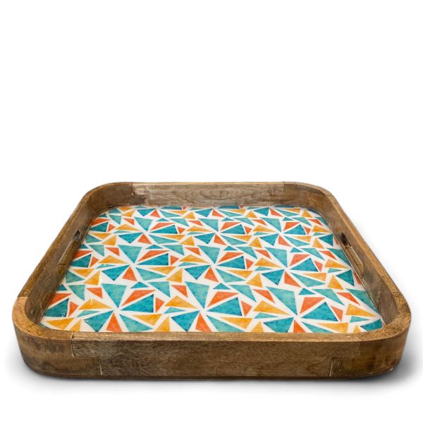 Tablett PIECES 41x41cm