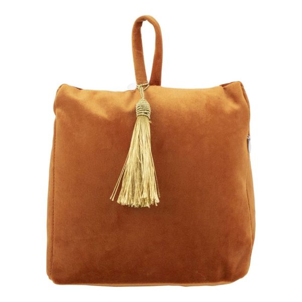 Türstopper Samt, orange