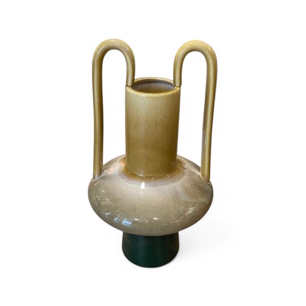 Vase RETRO 25x23x42cm, gelb