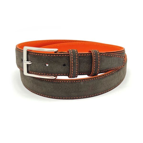 Wildledergürtel braun