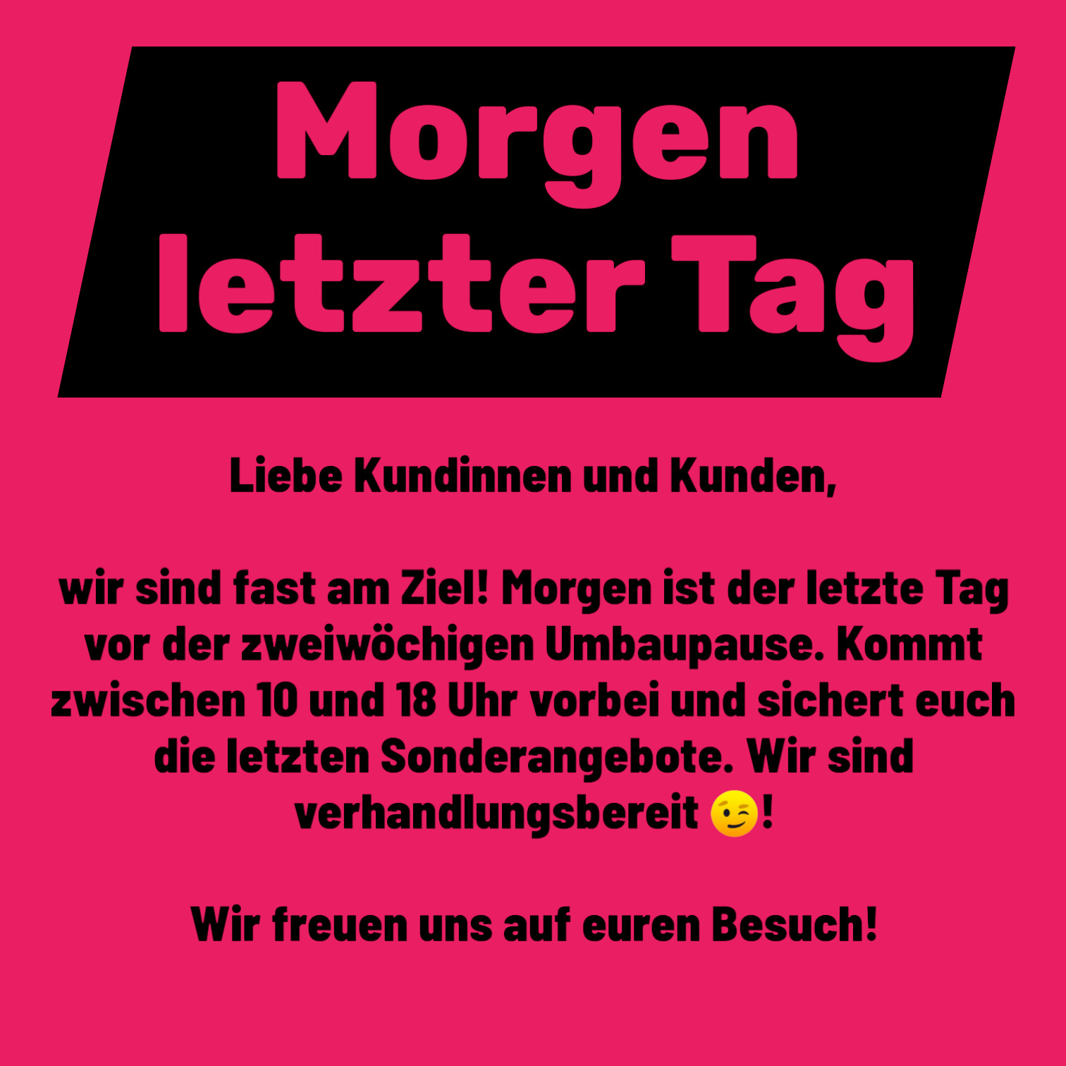 Letzter Tag
