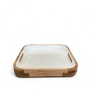 Tablett WHITE 35x35cm