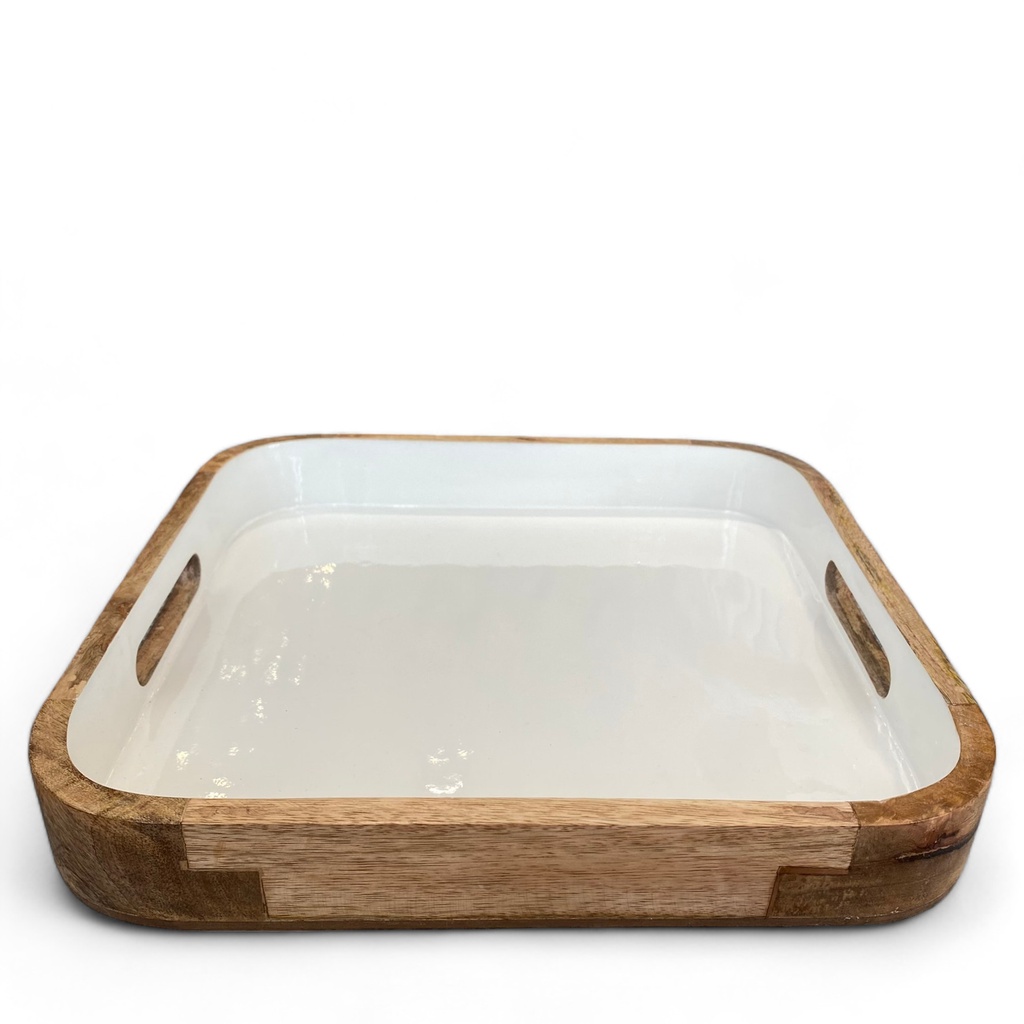Tablett WHITE 41x41cm
