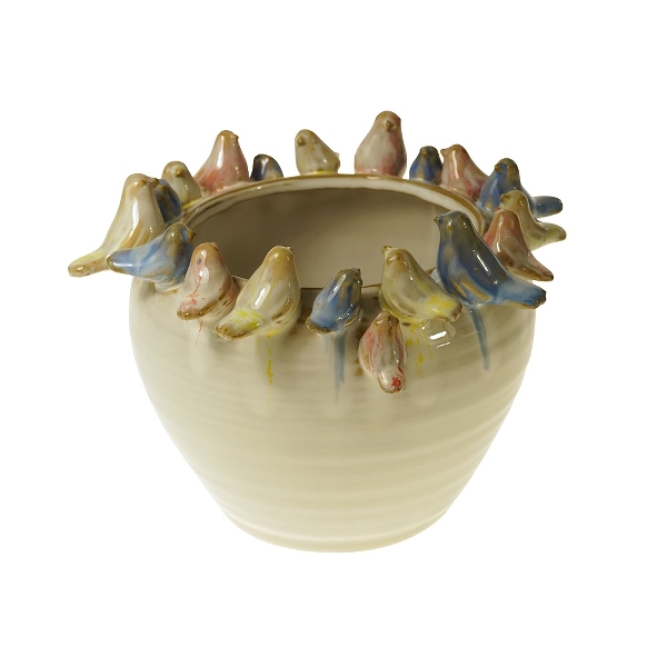 Vogelvase H: 15,5cm