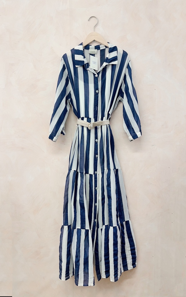 Kleid STRIPES blau