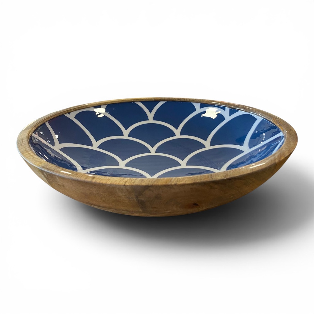Schale FÄCHER 35cm dunkel