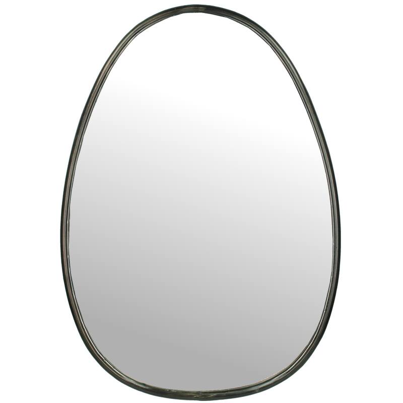 Spiegel EGG schwarz, groß
