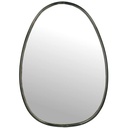 Spiegel EGG schwarz, groß