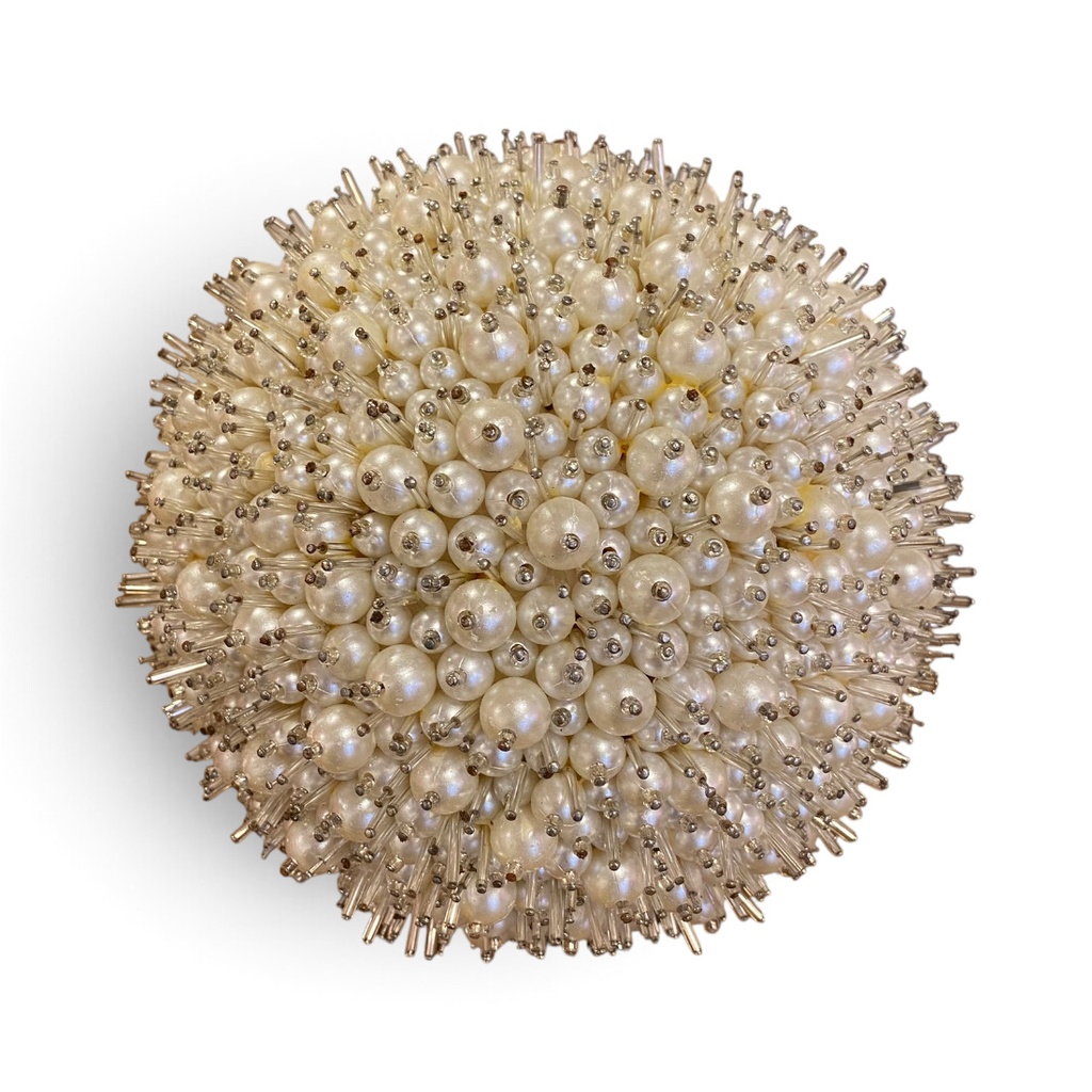 Kugel KONFETTI 18cm silber