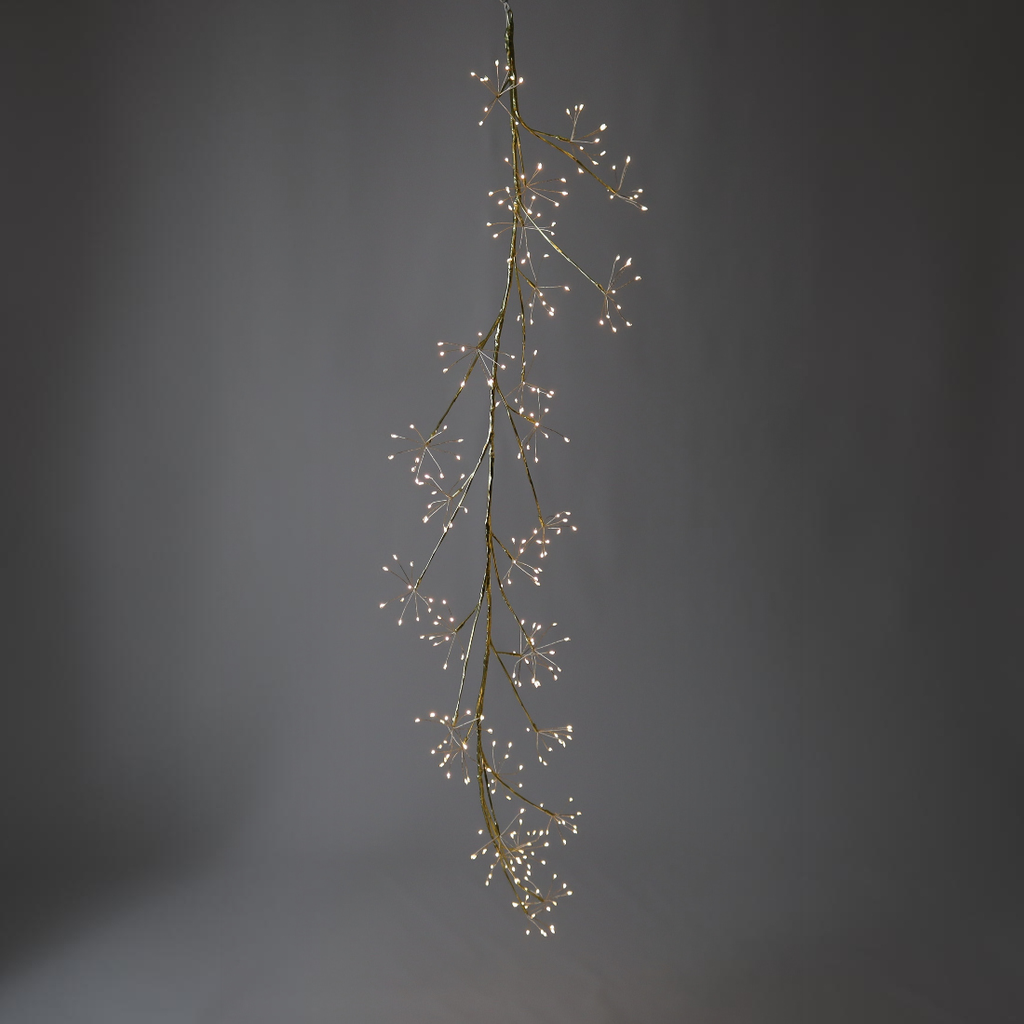 LED Ast 120cm gold