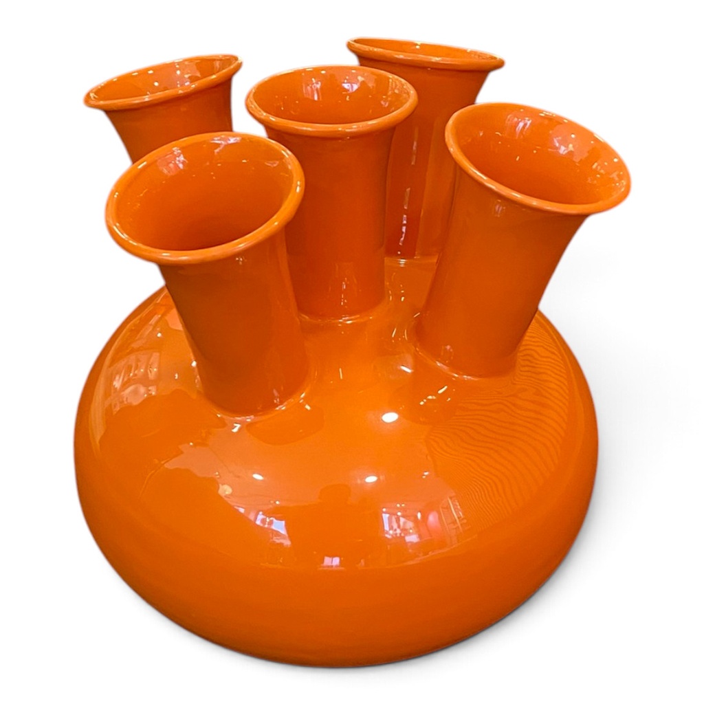 Vase EMAILLE 5er papaya