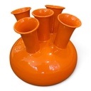 Vase EMAILLE 5er papaya