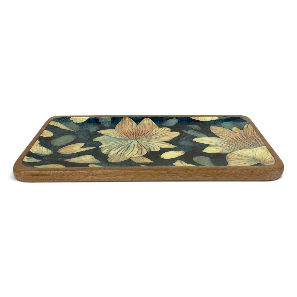Tablett FLORES 23x40cm