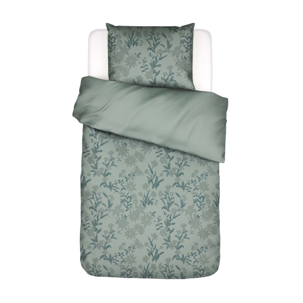 Bettwäsche CLAUDINE 135x200cm dusty teal