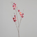 BLÜTENZWEIG 124cm rot