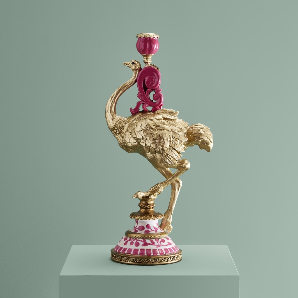 Kerzenleuchter FRANZ JOSEF magenta