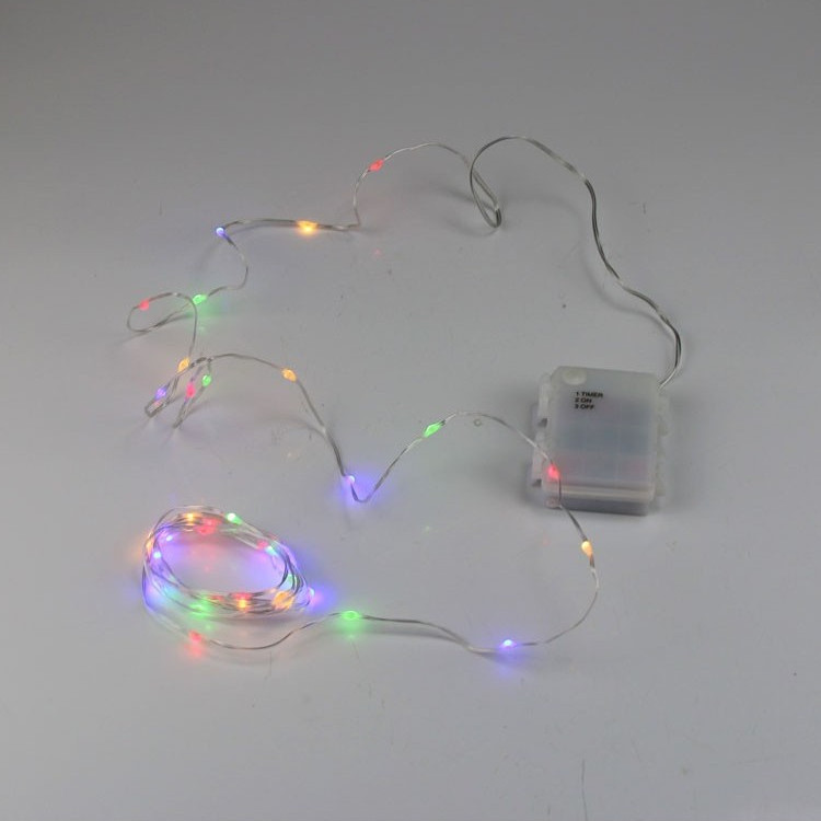 LED Kette bunt 40LED