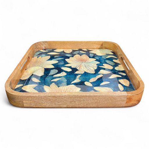 [P0012628] Tablett FLORES 41x41cm