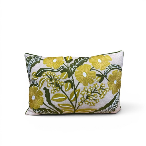 [P0015045] BLUMEN 40x60cm natur-gelb
